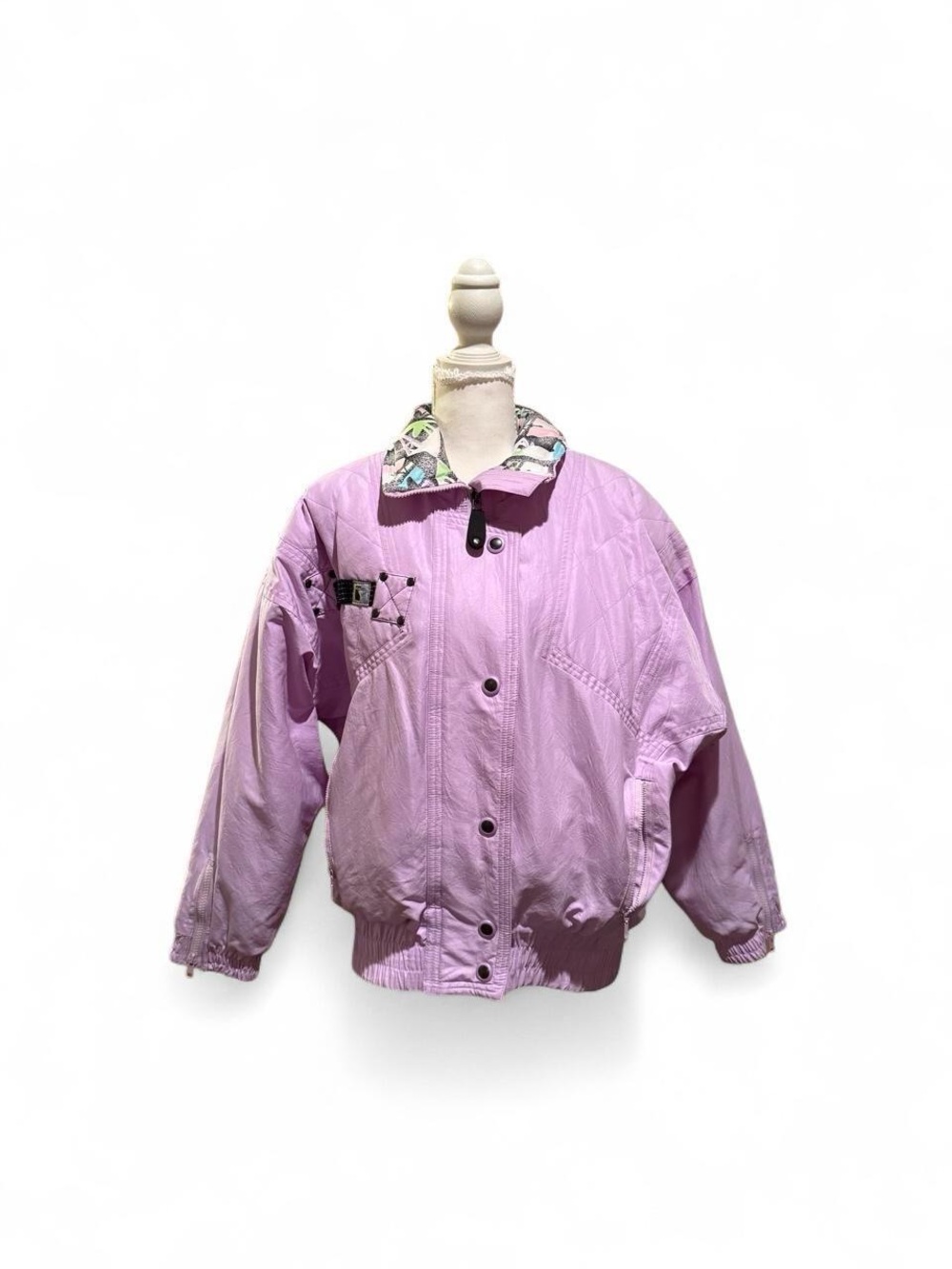 Vintage Light Purple Ski Jacket